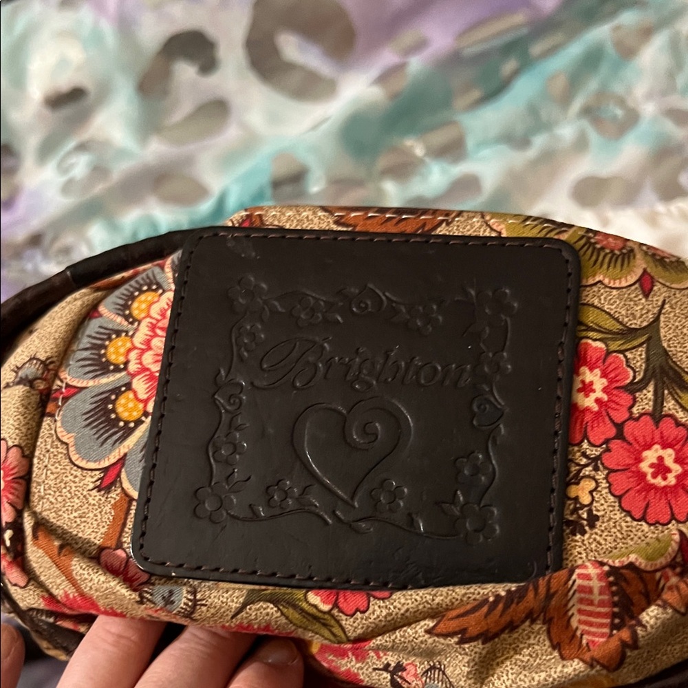 Brighton Brown Woven Crossbody Bag-EUC - Picture 10 of 11